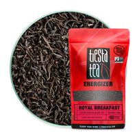 Tiesta Tea | Royal Breakfast (English Breakfast), Loose Leaf Classic English Black Tea | All Natural, High Caffeine, Energy, Bold Flavor | 16oz Bulk Bag - 200 Cups | Traditional English Breakfast