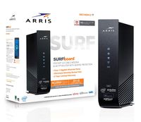 ARRIS SURFboard (24x8) DOCSIS 3.0 Cable Modem Plus AC2350 Dual Band Wi-Fi Router, approved for Cox, Spectrum, Xfinity & more (SBG7400AC2)