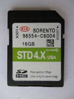 C6004 2015 2016 2017 KIA SORENTO Navigation MAP Sd Card ,GPS UPDATE , U.S.A OEM PART # 96554-C6004 16GB STD4.X OEM PART