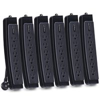CyberPower CSP604TMP6 Professional Surge Protector, 1350J/125V, 6 Outlets, 4ft Power Cord, 6 Pack