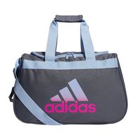 adidas Unisex Diablo Small Duffel Bag, Onix/Glow Blue/Shock Pink, ONE SIZE