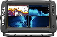 Elite-9 Ti2-9-inch Fish Finder Active Imaging 3-in-1Transducer, Wireless Networking, Real-Time Map Creation Preloaded C-MAP US Inland Mapping ...