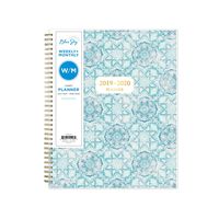 Blue Sky 2019-2020 Academic Year Weekly & Monthly Planner, Flexible Cover, Twin-Wire Binding, 8.5" x 11", Ava