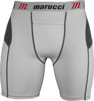 Marucci Adult Elite Padded Slider Shorts, X-Large, White