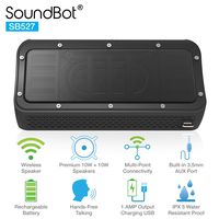 SoundBot SB527 Bluetooth 4.2 Wireless 20W Speaker Water & Shock Resistant for 12Hrs Music Streaming, HandsFree Calling