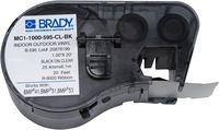 Brady MC1-1000-595-CL-BK Labels for BMP53/BMP51 Printers