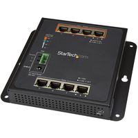 StarTech.com 8 Port POE Managed Ethernet Switch - 30W per PoE+ Port - Industrial - Wall Mount - Managed Network Switch (IES81GPOEW)