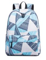 Leaper Fashion School Backpack Girls Bookbag Satchel Travel Daypack Geometric