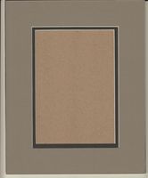 Pack of 10 8x10 Grey & Black Double Picture Mats Cut for 5x7 Pictures