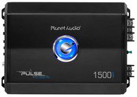 Planet Audio PL1500.1M Monoblock Car Amplifier - 1500 Watts, 2/4 Ohm Stable, Class A/B, Mosfet Power Supply
