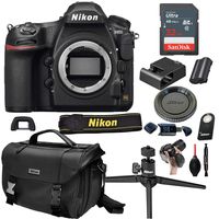 Nikon D850 DSLR Camera with Body (No Lens) + 32GB Card, Tripod,Case and More (13pc Bundle)
