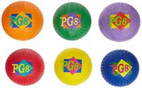 Sportime Playground Rubber Balls, Assorted Colors, Set of 6