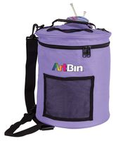ArtBin 6807SA Yarn Drum, Knitting And Crochet Tote Bag - Periwinkle