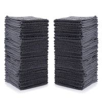 Simpli-Magic Cotton Washcloths 12" x 12", Gray 24 Pack