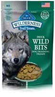 Blue Buffalo Wilderness Trail Treats Wild Bits Grain Free Soft-Moist Training Dog Treats, Duck Recipe 4-oz bag