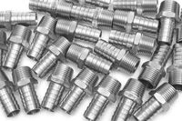 LTWFITTING Bar Production Stainless Steel 316 Barb Fitting Coupler/Connector 5/8" Hose ID x 1/2" Male NPT Air Fuel Water (Pack of 300)