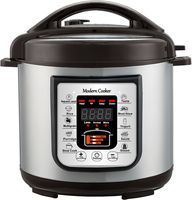 Modern Cooker BD-OJ-6L 1 Multi-Functional Electric Pressure Cooker, 6 quart, Silver