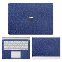 SopiGuard Microsoft Surface Book 2 (15") Carbon Fiber Precision Edge-to-Edge Coverage Easy-to-Apply Vinyl Skin Sticker Wrap (Honeycomb Blue)