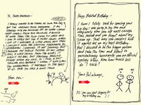 Quiplip Handwritten Yours Truly Birthday Cards, 6-Pack (YT04056PCK)