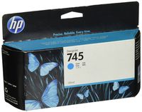 HP 745 F9J97A 130ml Cyan Original Designjet Ink Cartridge