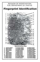 Crime Scene Fingerprint Chart