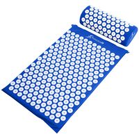 ProsourceFit Acupressure Mat and Pillow Set - Blue
