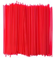 Crystalware Plastic Sip Stirrers 7 1/2 Inch 1000/box, Red