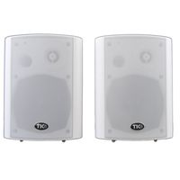 TIC BPS5 5" Outdoor Weather-Resistant Bluetooth Patio Speakers (Pair) - White