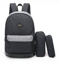 CrossLandy Classic School Bookbag Lightweight College 15" Laptop Backpack Set