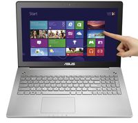 Asus N550JX-DS71T 15.6-Inch Full HD Touchscreen Laptop (Intel Core i7-4720HQ, 8GB DDR3L RAM, 1TB HDD, Windows 8.1), Silver