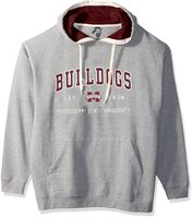 Ouray Sportswear NCAA Mississippi State Bulldogs Men's Peerless DLX, Premium Heather/Maroon, X-Large