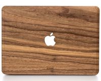 WOODWE Real Wood MacBook Case for Protection | for Air 13 inch No Touch ID | Model: A1237/A1304/A1369/A1466; Early 2008 - Mid 2017 | Natural Walnut Wood