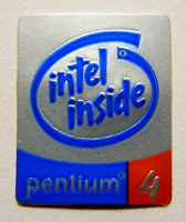 Original Pentium 4 Inside Sticker 16 x 20mm [113]