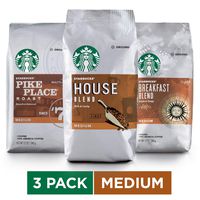 Starbucks Medium Roast Ground Coffee Variety Pack, 12 Ounce (Pack of 3)