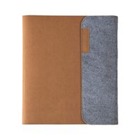 Rocketbook Smart Notebook Folio Cover - 100% Recyclable, Biodegradable Cover with Pen Holder, Magnetic Clasp & Inner Storage - Mars Sand Tan, Executive Size (6" x 8