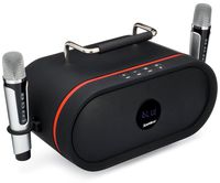 SoundBeast Minotaur All-in-One Karaoke, Music, Portable PA Bluetooth Speaker System with 2 Wireless Microphones