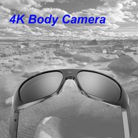 OHO 4K Ultra HD Waterproof Video Sunglasses, Sports Action Camera with Built-in 32GB Memory and Polarized UV400 Protection Safety Lenses,Unisex Sport Design