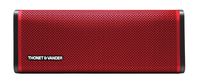 Thonet and Vander Frei Portable Bluetooth Speaker (Red) Wireless with Enhanced Bass (50 Peak Watts) Impact + Water Resistant/IPX-4 Shockproof - Rechargeable 8Hr Battery (German Engineered)