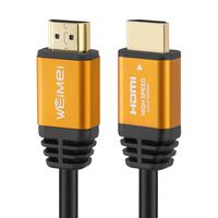 WEIMEI 10 Feet 4K HDMI Cable 2.0 WEIMEI HDMI Cord 10ft Support 4K@60Hz UHD 2160P Ethernet 3D ARC with Gold-Plated Connector and Bare Copper Conductor (from 6ft to 100 ft for Choices)