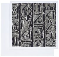 3dRose Ancient Hieroglyphics, Temple of Karnak, Egypt Greeting Cards, 6" x 6", Set of 12 (gc_72553_2)