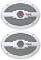 BOSS Audio Systems MR690 350 Watt Per Pair, 6 x 9 Inch, Full Range, 2 Way Weatherproof Marine Speakers Sold in Pairs