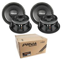 (4) 12" PRV 12MR2000 Audio Full Mid Range Bass 8000W 8-Ohm Woofer Speaker 2 Pair