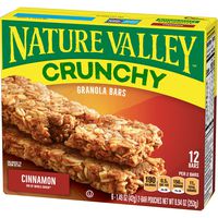 Nature Valley Granola Bars, Crunchy, Cinnamon, 8.94 oz (12 Bars)
