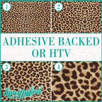 LEOPARD SPOTS PATTERN #1 Pattern #1 Heat Transfer or Adhesive Vinyl CHOOSE YOUR SIZE! Leopard Spots Pattern ...
