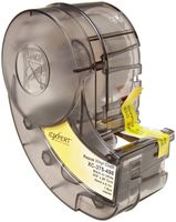 Brady XC-375-498 IDXPERT 19" Height, 0.375" Width, B-498 Repositionable Vinyl Cloth, Black On White Color Label