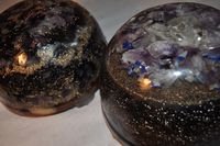 Love Inspired Custom organite emf Protection Device 10 (2 Jumbo Sized Anti EMF Bunker Buster Orgone Energy Units Stronger Than 16 orgone Pyramids Combined)