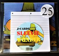 25 Pack: J-Cards for Cassette Tape Cases Ready to Use Inlay ~ Song Title Inserts (+ 1 Free dj Magnet)