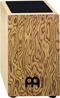 Meinl Cajon Box Drum with Internal Metal Strings for Adjustable Snare Effect - NOT MADE IN CHINA - Hardwood Full Size with Makah Burl Frontplate, 2-YEAR WARRANTY (CAJ3MB-M)