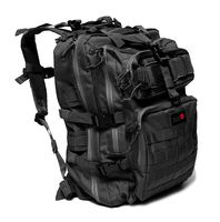 24BattlePack Tactical Backpack | 3 Day Assault Pack | 40L Bug Out Bag (Black)