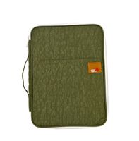 iSuperb A4 Documents Bag Multifunction Files Organizer Messenger Handbag Storage for Travel Office 13.4x9.8x1.4 inch(Army Green)